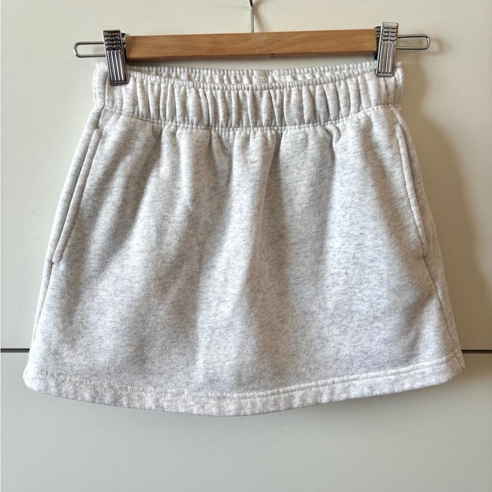 SO Light Gray Sweat Skort
